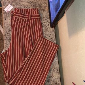 Fun flirty stripe pants